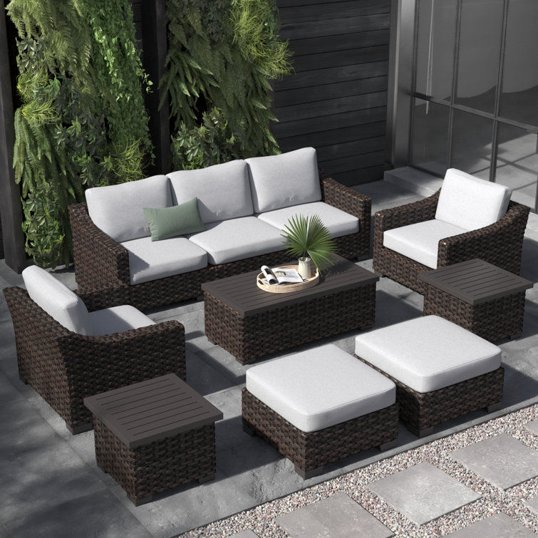 kathy ireland Homes & Gardens by TK Classics River Brook Wicker/Rattan